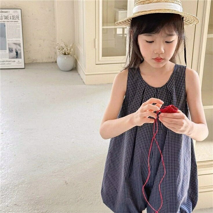キッズ こども服 女の子 サロペット ロンパース ブルマロンパース ショートロンパ...