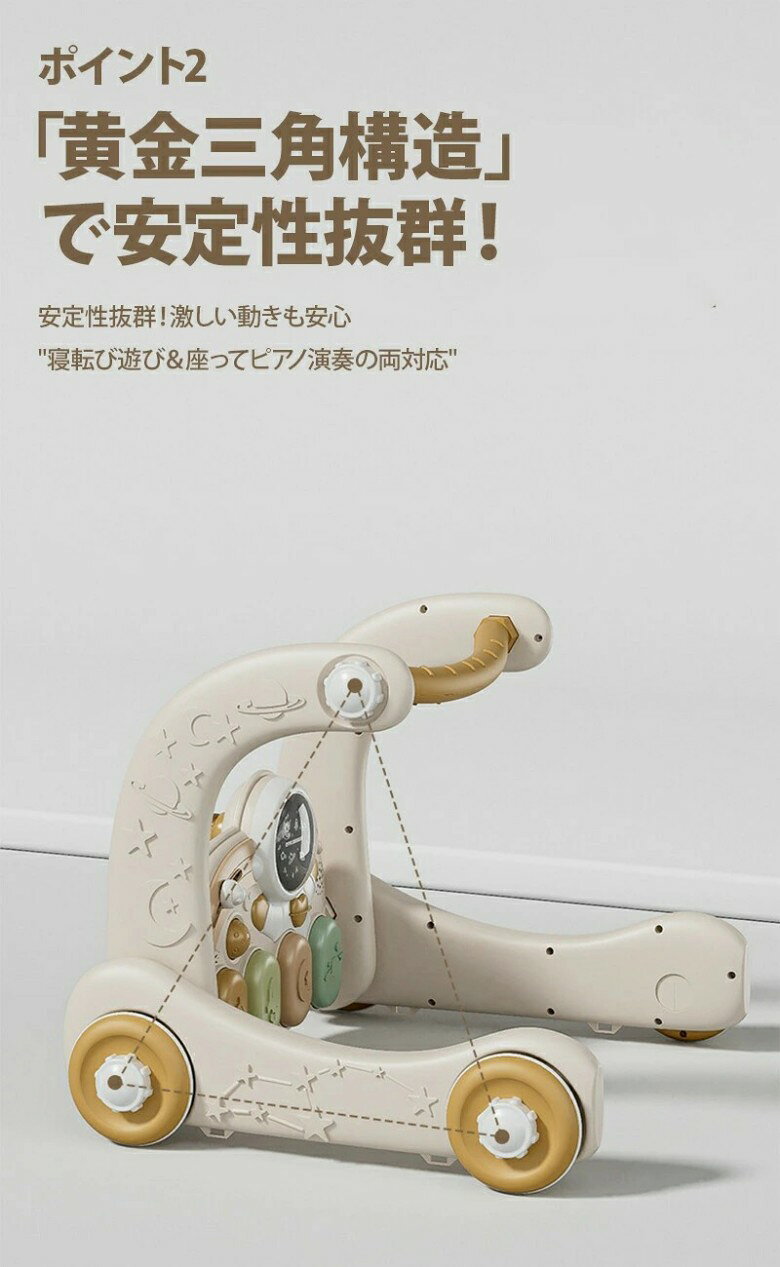 Septa Storeのベビージム プレイマット 赤ちゃん 玩具 新生児プレイマット 新生児音楽フィットネス ファッションおもちゃ 室内遊具 知育玩具 出産祝い 出産準備 感覚刺激 ベビーおもちゃ｜アングル2