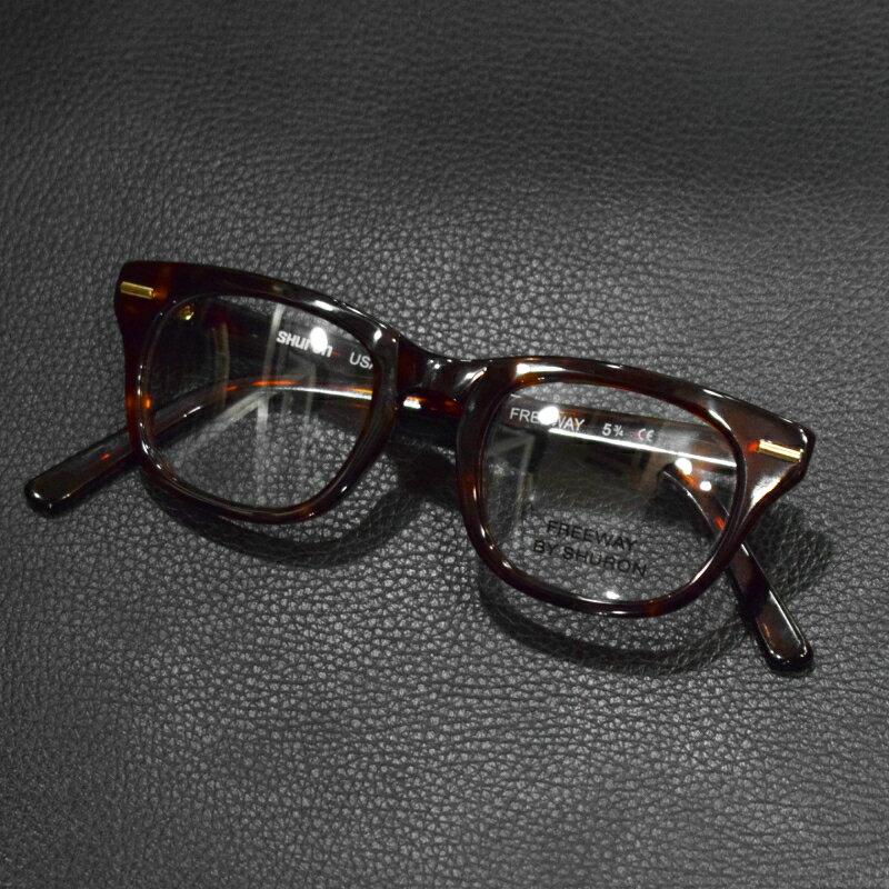 SHURON(V)yMADE IN U.S.AzEYE WEAR FRAME (Kl / ዾ t[) FREEWAY(t[EFC) DEMI AMBER(f~Ao[)