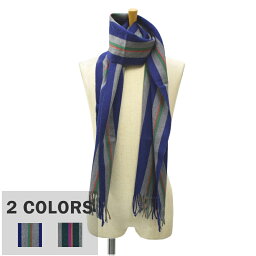 グレンプリンス マフラー メンズ 【2 COLORS】GLEN PRINCE(グレンプリンス) 【MADE IN ENGLAND】 STRIPE SCARF(イギリス製 ストライプ スカーフ/マフラー) MERINO WOOL/ANGORA(メリノウール/アンゴラ)