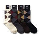 HALISON(ハリソン) INTARSIA KNITTING ARGYLE SOCKS(インターシャ編み アーガイルソックス) 5DIA