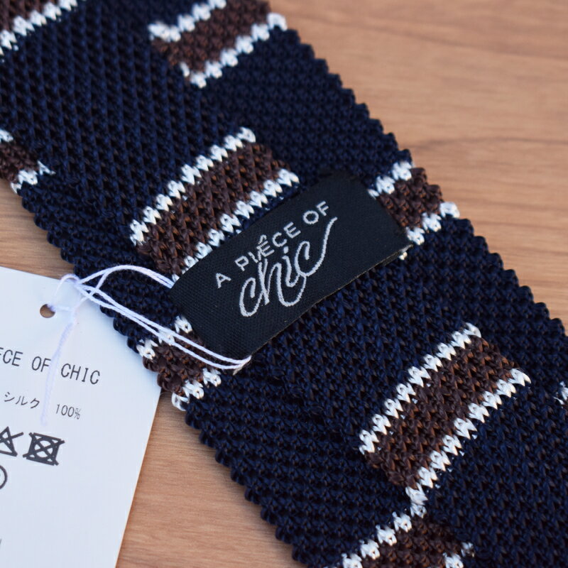 A PIECE OF CHIC(アピースオブシック) 【made in FRANCE】SILK KNIT TIE(フランス製 シルクニットタイ) 3