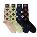 HALISON(ハリソン) SUPIMA SMALL ARGYLE SOCKS(スーピマスモールアーガイルソックス)