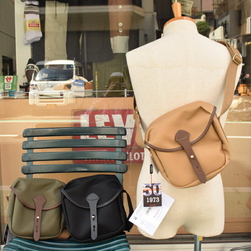 Rakuten - BILLINGHAM(ビリンガム)【MADE IN ENGLAND】WICKHAM X-SMALL BAG(英国製 ウィッカムエクストラスモールバッグ) RUBBER BONDING COTTON
