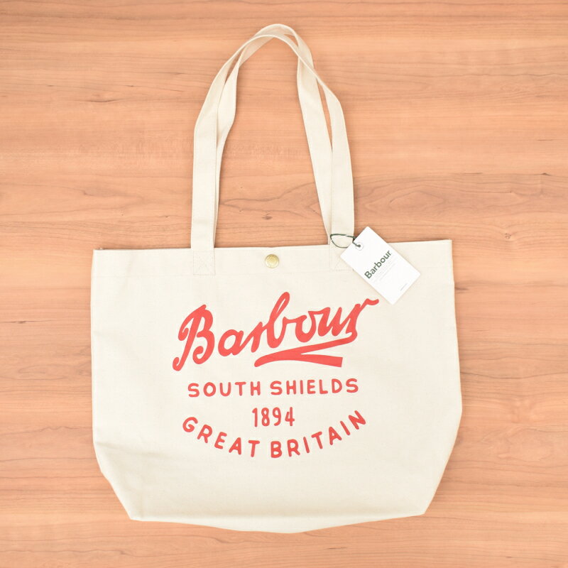 Rakuten - BARBOUR (バブアー) SCRIPT LOGO CANVAS TOTE BAG (キャンバストートバッグ) UBA0752 RED