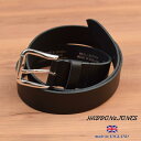 バックルベルト ベルト（メンズ） HADDON&JONES(ハッドンアンドジョーンズ) 【MADE IN ENGLAND】ROLLER BUCKLE BELT(イギリス製 ローラーバックルベルト)