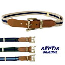 【4 COLORS】SEPTIS ORIGINAL(セプティズオリジナル) QUICK RELEASE BELT(クイックリリースベルト) COTTON CANVAS/LEATHER(コットンキ..