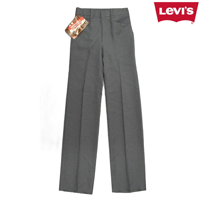 LEVI'S(꡼Х)MADE IN USA80s DEAD STOCK STA PREST PANTS(80ǯ ǥåɥȥå ץ) GREY