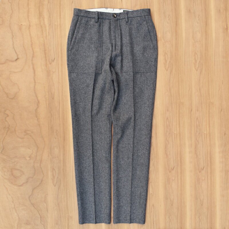 BARNSTORMER(バーンストーマー) 1380CPO DRESS FATIGUE PANTS(ドレスファティーグパンツ) WOOL HEAVY FLANNEL(ウール ヘヴィーフランネル) GREY(018)