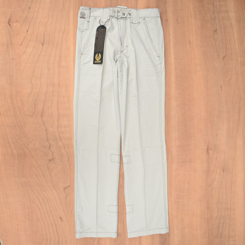 Rakuten - BELSTAFF (ベルスタッフ) AVIO PANTS(アヴィオ パンツ) COTTON TWILL(コットンツイル) PLASTER【DEAD STOCK】