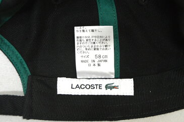 【3 COLOR】LACOSTE(ラコステ) CAP(キャップ/ベースボールキャップ)
