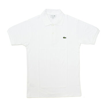 FRANCE LACOSTE(直輸入フランスラコステ) #L1212 S/S PIQUE POLOSHIRTS(半袖 鹿の子 ポロシャツ) BLANC(WHITE)(001)