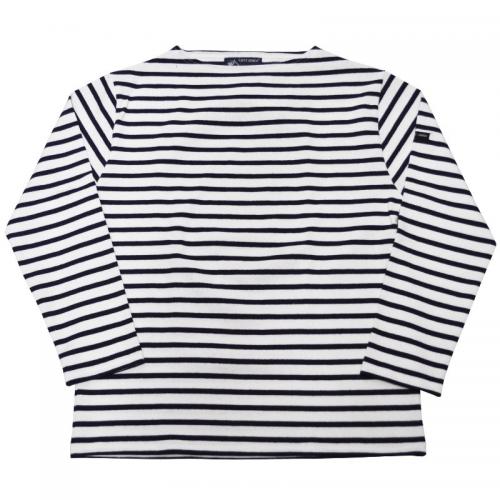 SAINT JAMES(セントジェームス) L/S BOATNECK BASQUE SHIRT(長袖ボートネックバスクシャツ) OUESSANT(ウエッソン) NEIGE/MARINE(WHITE/NAVY) 正規代理店取扱品