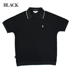 Manerd Skipper Polo Shirt: Black Manerd Skipper Polo Shirt: Black