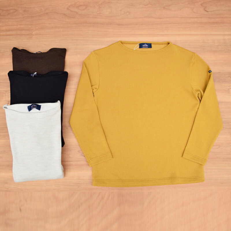 SAINT JAMES(セントジェームス) 【MADE IN FRANCE】"DOUBLEFACE SWEATER" BOAT-NECK BASQUE SHIRT(フランス製 ダブルフェイスセーター / ボートネックバスクシャツ) 00JC182/1