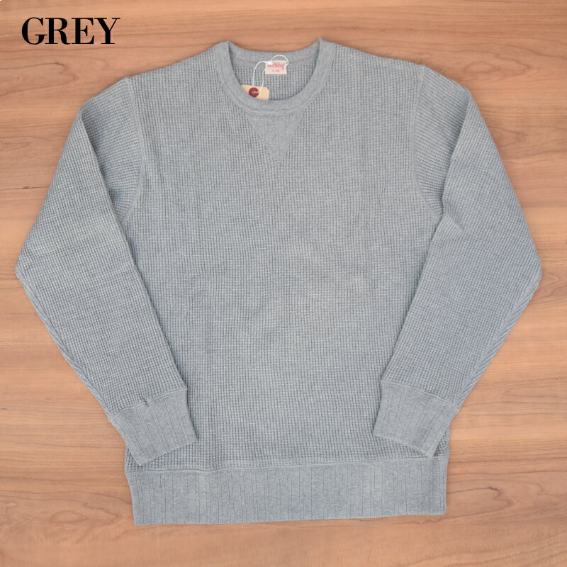 HEALTH KNIT(ヘルスニット) SUPER HEAVY WAFFLE CREWNECK SWEAT (スーパーヘヴィーワッフル クルーネックスウェット) #993 3