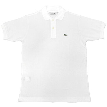 FRANCE LACOSTE(直輸入フランスラコステ) #L1212 S/S PIQUE POLOSHIRTS(半袖 鹿の子 ポロシャツ) BLANC(WHITE)(001)