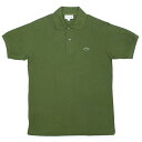 FRANCE LACOSTE(直輸入フランスラコステ) #L1212 S/S PIQUE POLOSHIRTS(半袖 鹿の子 ポロシャツ) MARSH(SNK)