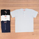 HEALTH KNIT(ヘルスニット)HENLEY NECK S/S T-SHIRTS(アメリカ製 半袖ヘンリーネックTシャツ)