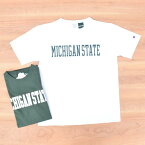 CHAMPION(チャンピオン)【MADE IN U.S.A】T1011 S/S COLLEGE PRINT T-SHIRTS(アメリカ製 半袖 カレッジプリント Tシャツ) MICHIGAN STATE(ミシガン州立大学)