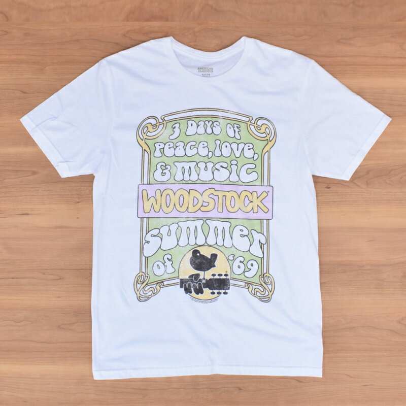 Rakuten - AMERICAN CLASSICS(アメリカンクラシックス) S/S PRINT T-SHIRTS(プリント Tシャツ) WOODSTOCK (ウッドストック) SUMMER OF '69