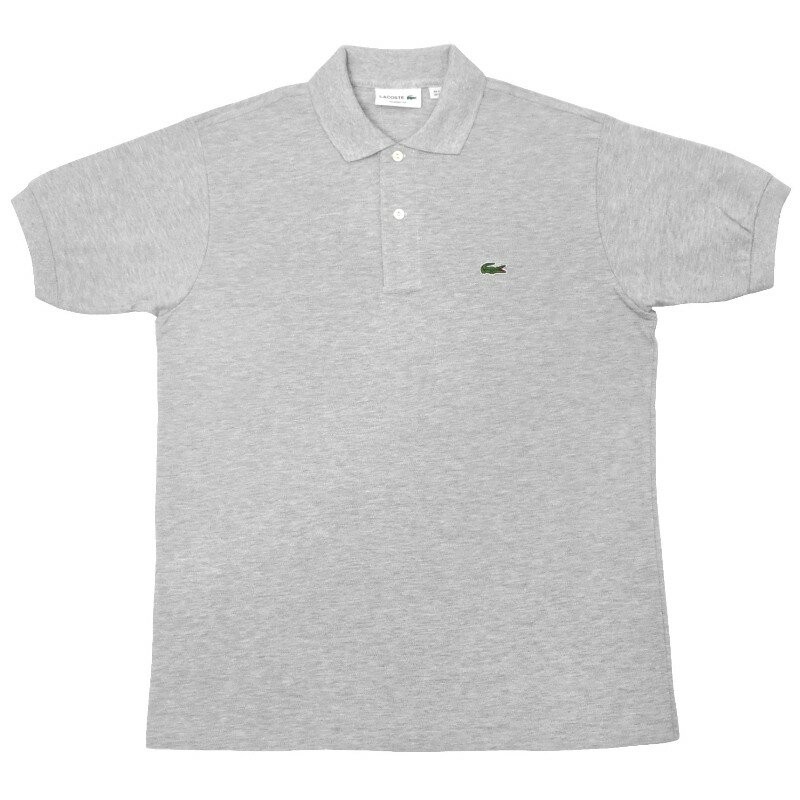 ラコステ FRANCE LACOSTE(直輸入フランスラコステ) #L1264 S/S PIQUE POLOSHIRTS(半袖 鹿の子 ポロシャツ) ARGENT CHINE(HEATHER SILVER)(CCA)