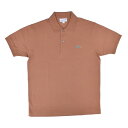 FRANCE LACOSTE(AtXRXe) #L1212 S/S PIQUE POLOSHIRTS( ̎q |Vc) PECAN(LFA)