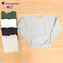 CHAMPION(`sI)yMADE IN U.S. Az REVERSE WEAVE SWEAT SHIRTS(AJ o[XEB[u XEFbgVc/g[i[) SOLID(n)