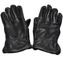 SULLIVAN GLOVE(サリバングローブ) DEER SKIN/FLEECE GLOVE(ディアスキン/フリースグローブ) BLACK