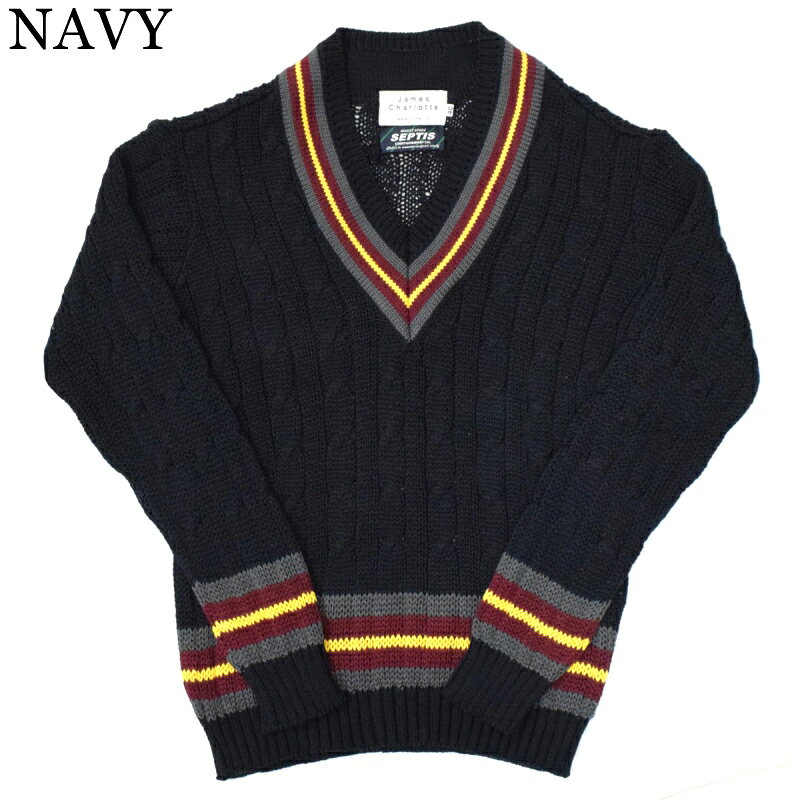 Cotton Cricket Sweater: Navy