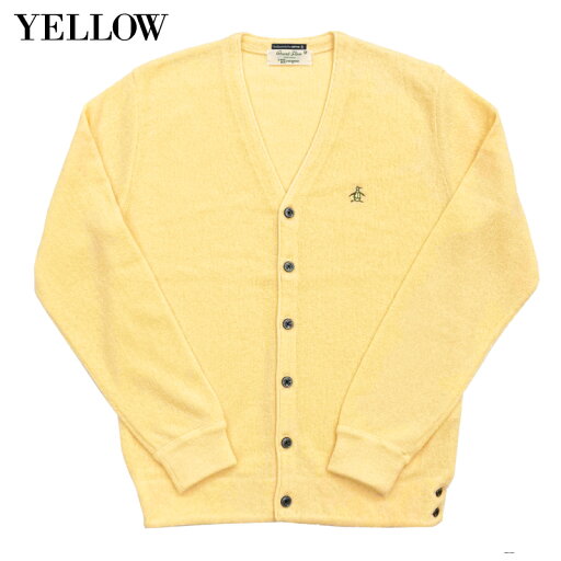 1960s Model Links Cardigan 5-1100: Yellow 1960s Model Links Cardigan 5-1100: Yellow