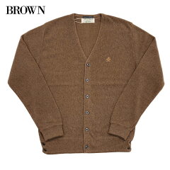 1960s Model Links Cardigan 5-1100: Brown 1960s Model Links Cardigan 5-1100: Brown