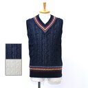 【2 COLORS】JAMES CHARLOTTE(ジェームスシャルロット) COTTON CRICKET VEST(コットン クリケットベスト)