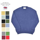 JAMES CHARLOTTE(ジェームスシャルロット) × SEPTIS【MADE IN ENGLAND】 CREW NECK COTTON SWEATER(イギリス製 クルーネック コットン セーター)