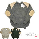 JAMES CHARLOTTE(ジェームスシャルロット)【MADE IN ENGLAND】 COMMANDO SWEATER(イギリス製 コマンド セーター) BRITISH WOOL(ブリティッシュウール)