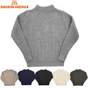 ANDERSEN-ANDERSEN(アンデルセン アンデルセン) "THE-NAVY" 5GUAGE CREW NECK SWEATER(5ゲージ クルーネックセーター)