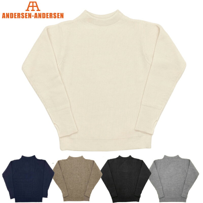 ANDERSEN-ANDERSEN(アンデルセン アンデルセン) "THE-SAILOR" 7GUAGE CREW NECK SWEATER(7ゲージ クルーネックセーター)