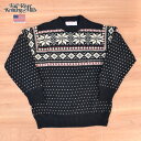 FALLRIVER KNITTING MILLS(フォールリバー ニッティングミルズ) SNOWFLAKE WOOL SWEATER(アメリカ製 スノーフレーク ウールセーター)