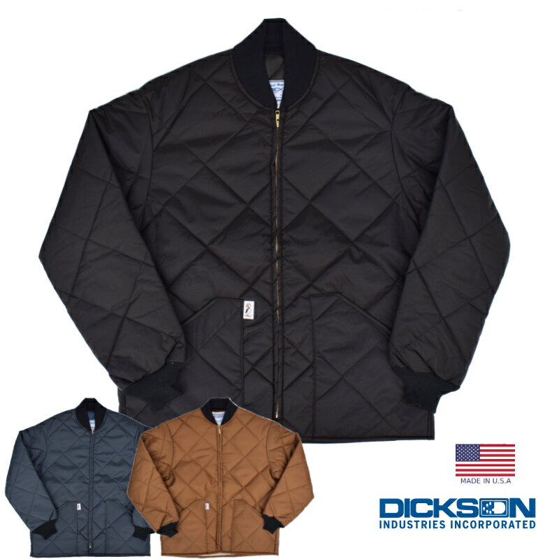 DICKSON(ディクソン)【MADE IN U.S.A】CLASSIC QUILTED INSULATED JACKET(アメリカ製 キルテッド インサレーテッド ジャケット) QUILTING JACKET(キルティングジャケット) FREEZERWEAR