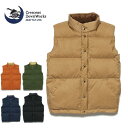 CRESCENT DOWN WORKS (クレセントダウンワークス)【MADE IN U.S.A】 ITALIAN VEST(アメリカ製 イタリアンベスト) 60/40 STREAK FREE(ロクヨンクロス ストリークフリー)