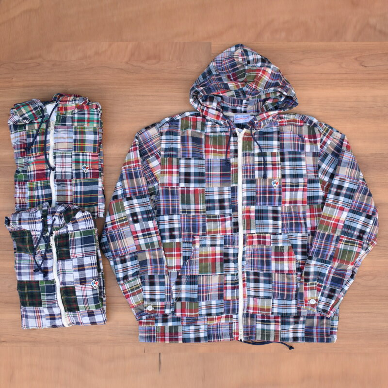 Rakuten - ARVOR MAREE(アルボーマレー) MADRAS ZIP PARKA(マドラスジップパーカー) MADRAS PATCHWORK(マドラスパッチワーク)