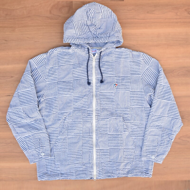 Rakuten - ARVOR MAREE(アルボーマレー) SHEER SUCKER ZIP PARKA(シアサッカージップパーカー) SHEERSUCKER PATCHWORK(シアサッカーパッチワーク)