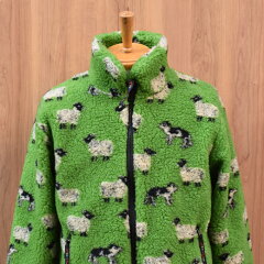 Fell Jacket: Green Sheep & Dog Fell Jacket: Green Sheep & Dog