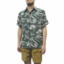 IOLANI(イオラニ) SEPTIS別注 ALOHA SHIRTS(ハワイ製 アロハシャツ) SILK(シルク) HAWAIIAN SHIRTS GREEN