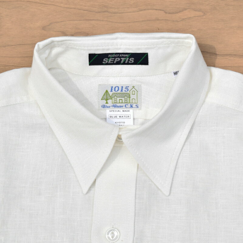 Linen Leisure Work Shirt 3-2000: White