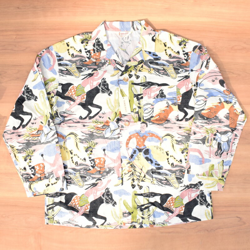 Rakuten - TOWNCRAFT(タウンクラフト) PRINTED PAJAMA SHIRTS (パジャマシャツ) NATIVE柄