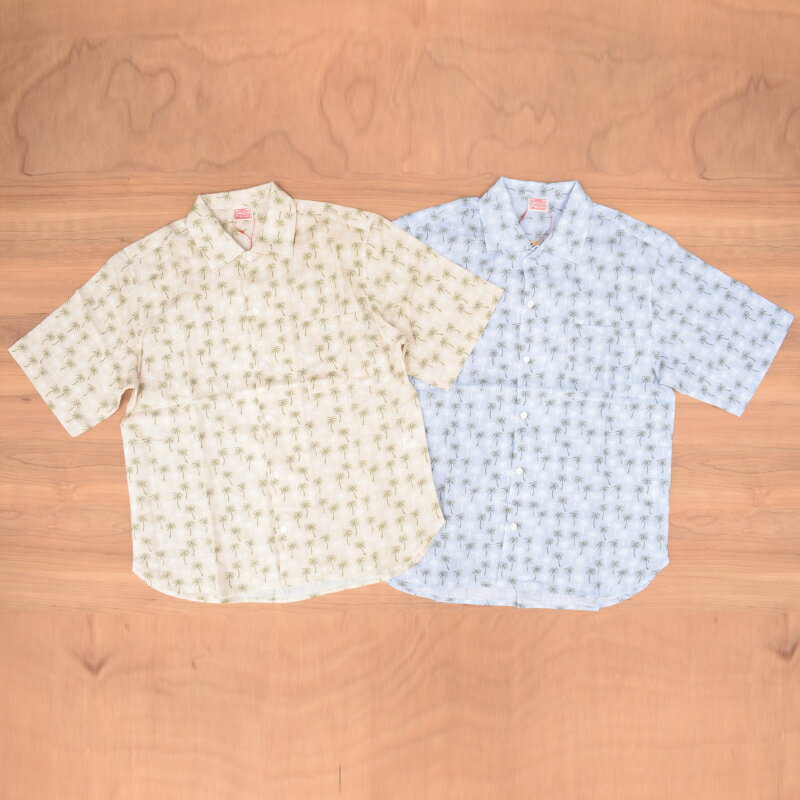 Rakuten - CONCHON QUINETTE (コンションキネット)【MADE IN FRANCE】”KAMEHAMEHA?” S/S SHIRTS (フランス製 半袖シャツ) LINEN/RAYON