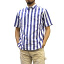 SEPTIS ORIGINAL(セプティズオリジナル) IVY PULLOVER SHIRTS(半袖ボタンダウンアイビープルオーバーシャツ) BOLD STRIPE BEACH BOYS ROYAL