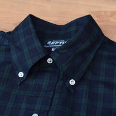 6-Button Button Down Shirt Authentic Fit: Black Watch 6-Button Button Down Shirt Authentic Fit: Black Watch