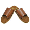 ISLAND SLIPPER(アイランドスリッパ) PTS705 LEATHER SANDAL(レザーサンダル)シャワーサンダル / スライドサンダル COGNAC(CUOIO COGNAC)